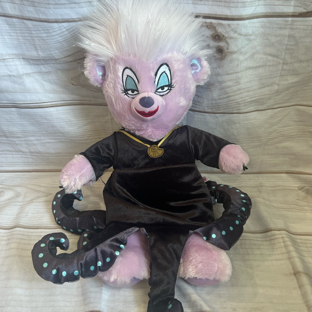 Disney Ursula Little Mermaid build a bear plush with outfit